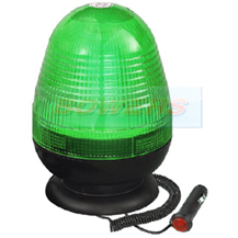 12v/24v Magnetic Mounting LED Flashing Green Beacon ECE R10
